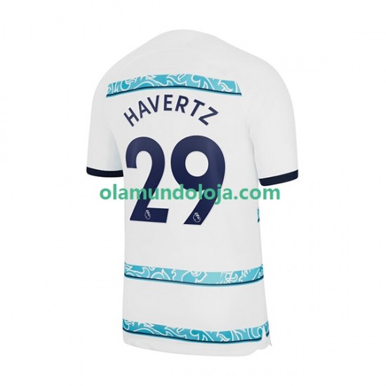 Camisola Chelsea Havertz 29 Homem Equipamento Segundo 2022-2023 Manga Curta